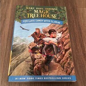 New Magic Tree House #34 Book Late Lunch With Llamas